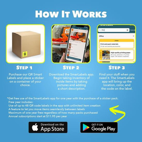 Etiquetas Inteligentes Con Código Qr | Pegatinas Escaneables