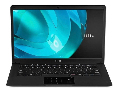 Notebook Multilaser Ultra UB233 preta 14.1", Intel Celeron N4020  4GB de RAM 120GB SSD, Intel UHD Graphics 600 1920x1080px Linux