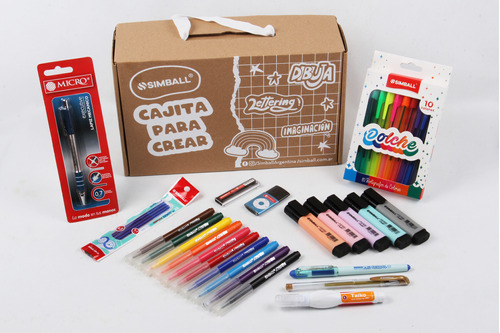 Kit Escolar Escritura 34 Piezas Simball Tienda Oficial