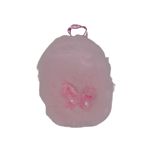 Mochila Pelúcia Rosa Para Boneca Baby Alive Ou Similares