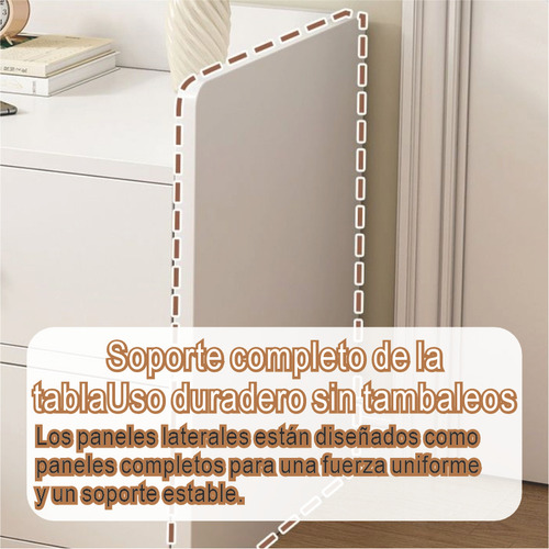 Buró Mesa De Noche Moderna Para Recámara +3 Cajon Llave Roble/blanco