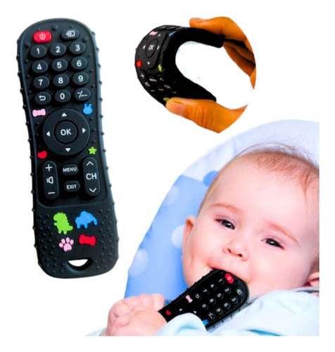 Mordedor Bebé Juguete Sensorial Diseño Control Remoto Dibujo