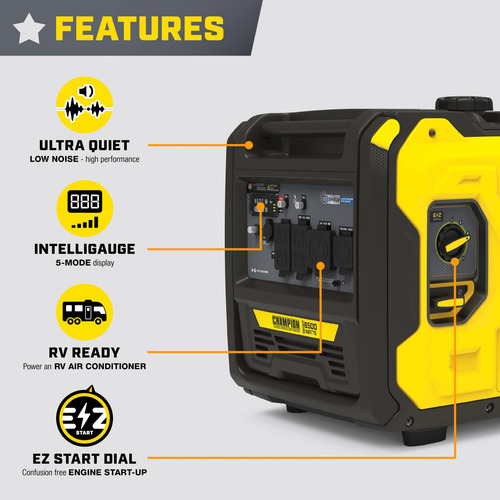Champion Power Equipment Generador Inversor Portátil Listo