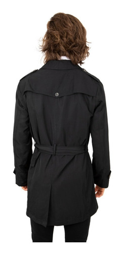 Imagen 3 de 4 de Piloto Trench Hombre Cruzado Impermeable Newman