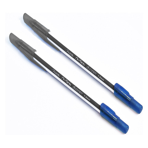 Boligrafo Azor Pin Point Duo 6870ne/az Mediano 1.00mm 12pzas