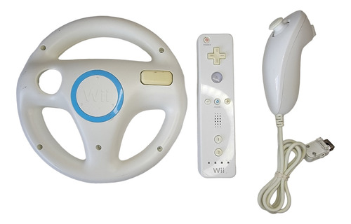Control Mando Wiimote Nunchuck Y Volante Original Wii Wiiu U