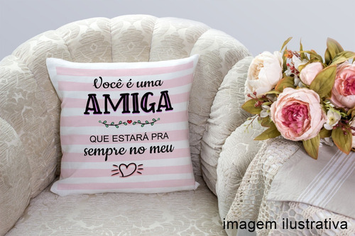 Almofada Personalizada Amiga No Coração - Amizade