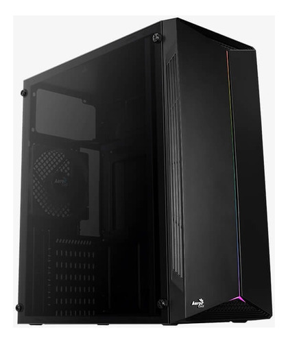 Case Aerocool Split Caja Pc Gaming Semitorre Atx Led Rgb 