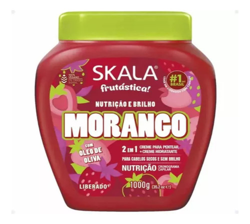 Kit Skala Frutástica Máscara Capilar Uva + Morango