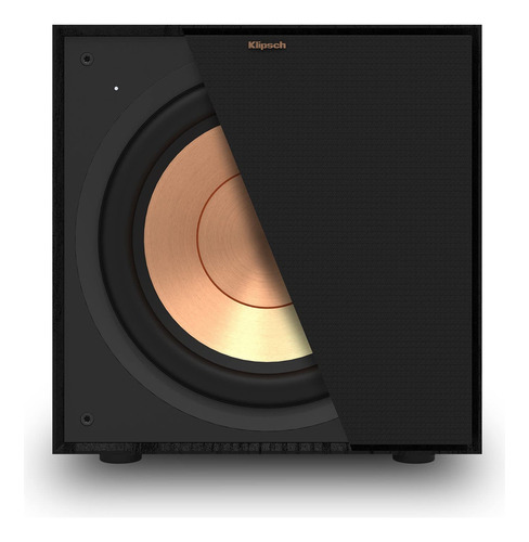 Klipsch Reference R-101sw Subwoofer De Disparo Frontal De 10 Pulgadas Con Nuevos Woofers De Cobre De 10 Pulgadas Y Un Amplificador Totalmente Digital Para Sonido De Cine En Casa Premium En Negro