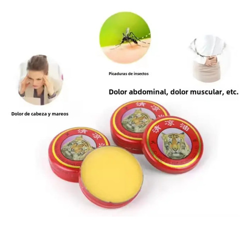 Pomada China Tigre Mentol Dolor Muscular Caja X24uni