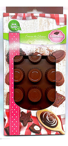 Imagem 1 de 7 de Forma De Silicone Para Chocolate Tipo Alpino 15 Cavidades