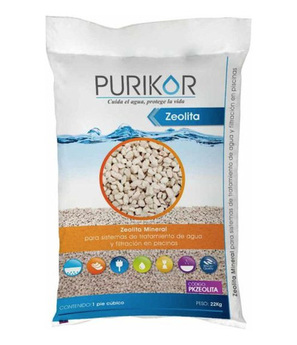 Bulto Zeolita Mineral Para Filtro De Alberca 22 Kg Purikor