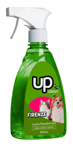 Loção Firenze 500ml Up Clean Colonia Pet Cães Gatos