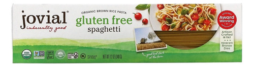 Pasta Organica Sin Gluten Spaghetti Arroz Integral 340g Se