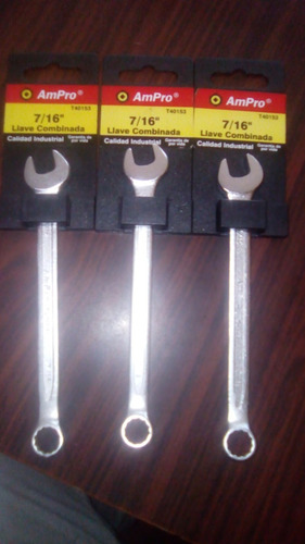 Llave Combinada 7/16 Ampro