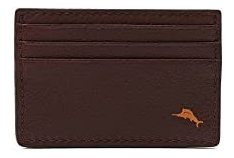 Tommy Bahama Caja De Tarjeta De Hombre Wallet, Brown, X7s6v