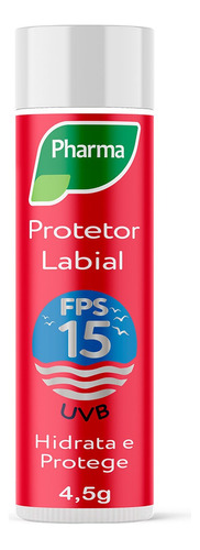 Protetor Labial Fps 15 Pharmatura Hidrata E Protege