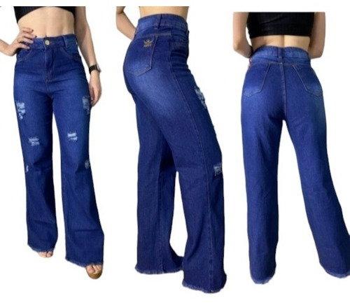 Wide Leg Jeans Mujer