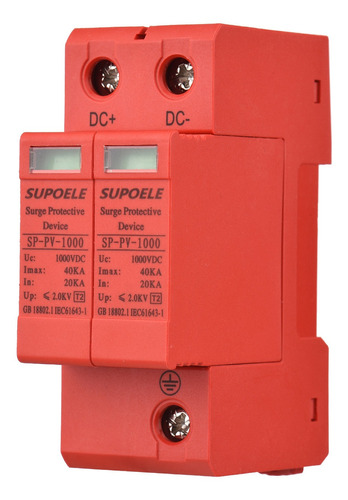 Dispositivo De Protección Contra Sobretensiones Dc 1000v 2p