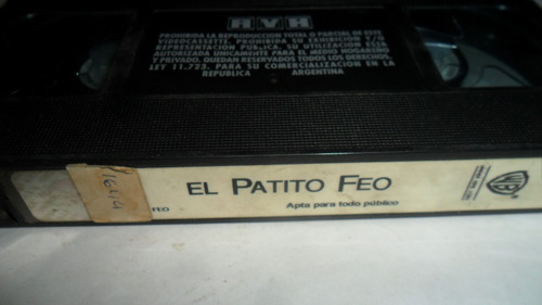 Vhs El Patito Feo