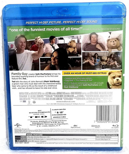 Ted Pelicula Blu-ray Original