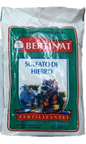 Sulfato De Hierro Fertilizante Ferroso 1/2 Kg Jazmin Azaleas
