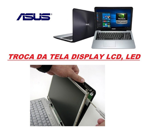 Imagem 1 de 1 de Tela Notebook Asus