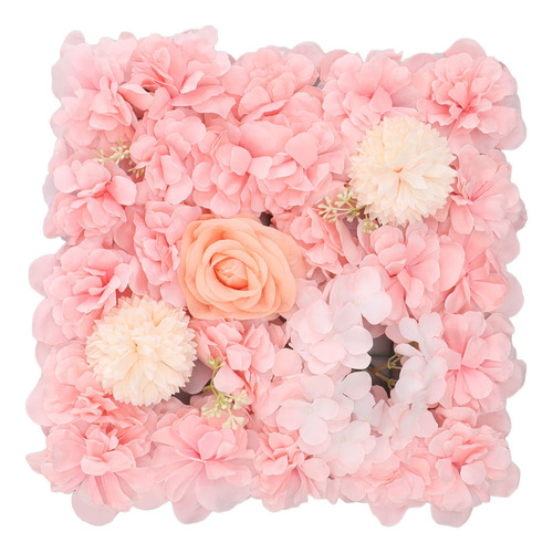 Paneles De Decoración De Pared Con Flores Artificiales Rosas