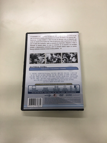 El Club Del Clan Dvd Palito Ortega Violeta Rivas Tedesco (Usado)