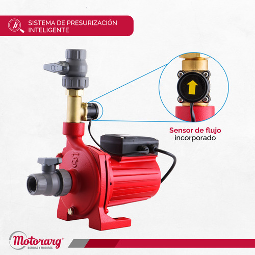 Imagen 4 de 12 de Bomba Agua Presurizadora Motorarg Tip Te 20 0.75 Hp