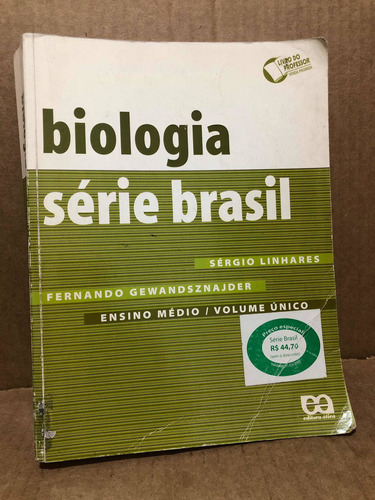 Livro Biologia - Série Brasil De Sérgio Linhares