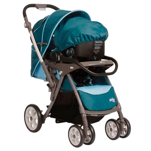 Imagen 1 de 4 de Coche Para Bebe Con Baby Silla Para Auto Extoura Blue Joie