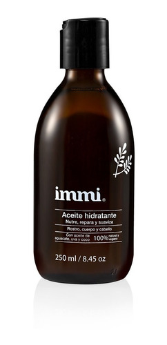 Aceite Natural Hidratante Rostro, Cuerpo Y Cabello Immi 