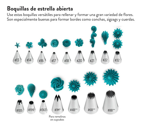 Imagen 3 de 6 de Pico Estrella Abierta Nº 8b