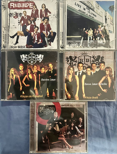 Cd Coleção Rbd - Rebelde (original) - Leia A Descrição Estandar (Usado)