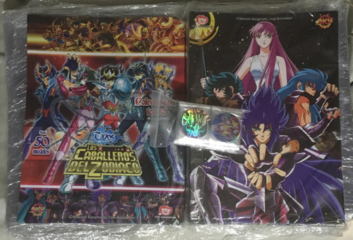 Tazos Caballeros Del Zodiaco Vol 2 100 Tazos Y Coleccionador (Usado)