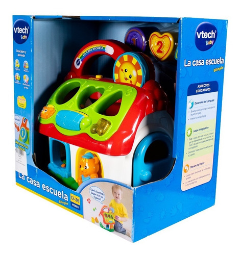 Imagen 2 de 4 de Casa De Aprendizaje De Figuras Para Bebe Con Luces Y Sonido