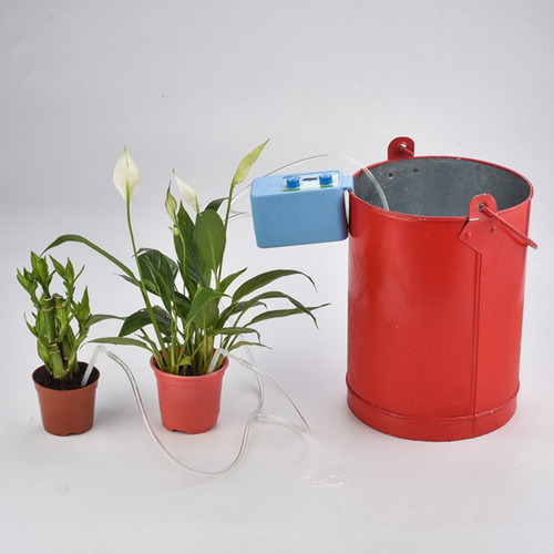 Riego Por Goteo Riego Automático Bomba Set Diy Jardín De