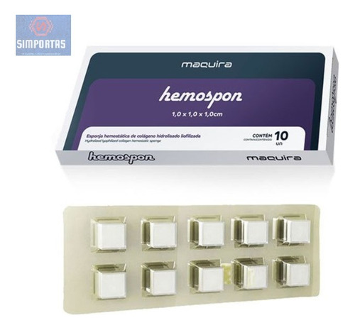 Gelitas Hemospon Dental Maquira 10 Unidades Calidad Express