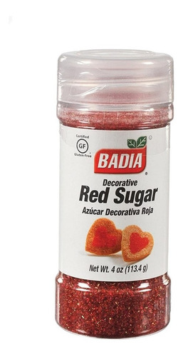 Azucar Decorativa Roja Badia Red Sugar Galletas Tortas 