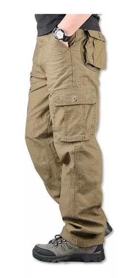 Pack 3 Pantalones De Trabajo Cargo Hard Work Triple Costura