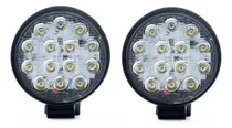 Comprar Kit 2 Faros Redondos Led 11cm 42w 12\u002F24v