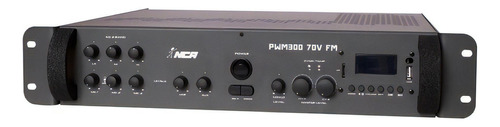 Nca Pwm30070vfm | Amplificador 300w 70v Com Gongo Pwm-300 70 Potência De Saída Rms 600 W Cor Preto