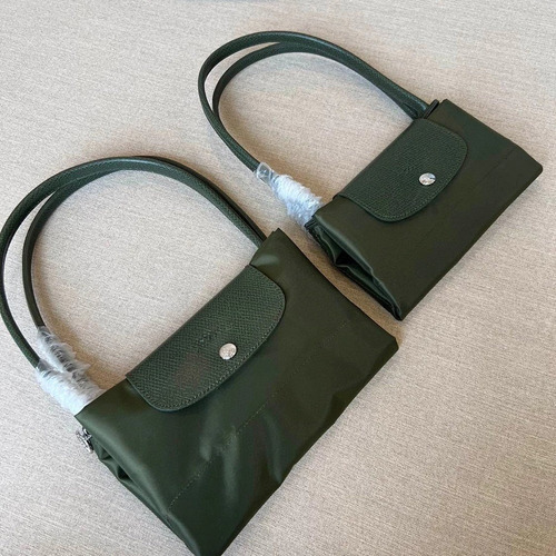 Para Le Pliage Original Bolso Tote Mediano, Coñac 100% Origi