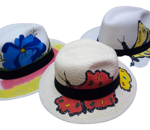 Sombreros Pintados A Mano Por Mamá 