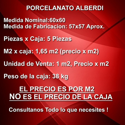Imagen 3 de 4 de Porcelanato 60x60 Domo Nat. Alberdi Simil Cemento Precio 2ª