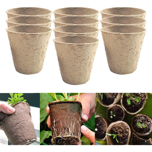 Imagen 3 de 12 de Kit De Bandeja De Inicio De Planta De Macetas Los 6x6cm