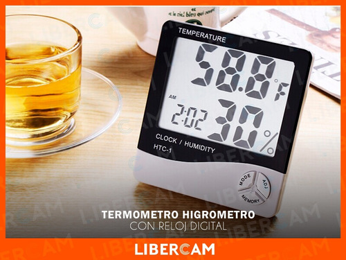 Imagen 9 de 10 de Termometro Higrometro Digital Humedad Temperatura Medidor