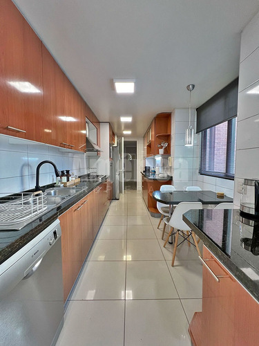 Elegante Depto Remodelado 168m² En Barrio Noruega, Las Conde